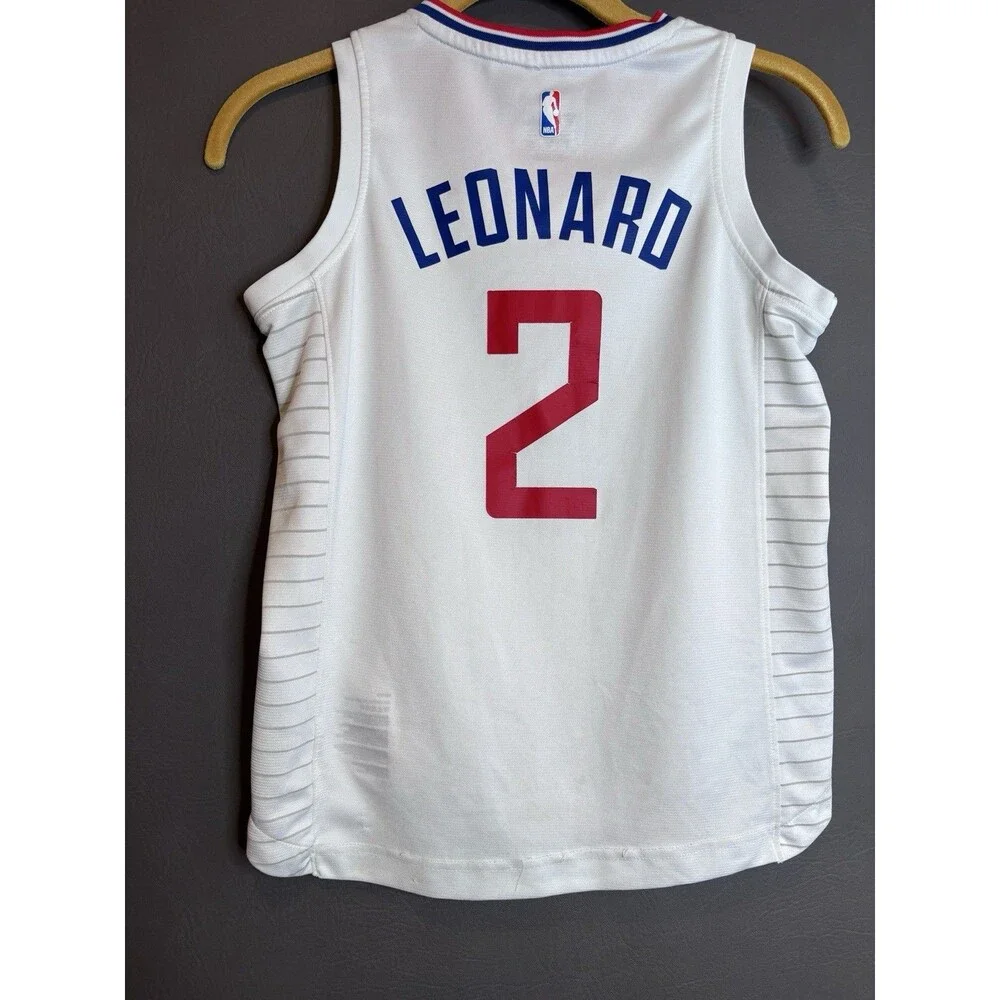Kawhi Leonard LA Clippers #2 Fanatics NBA Youth Small White Basketball Jersey